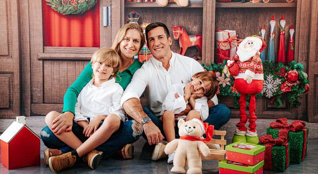 Natal 2023 de Ensaio de Natal : Família Andriewiski