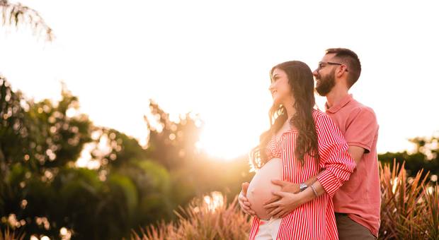 Ensaio de Casal de Ensaio Gestante - Suelen e Gabriel