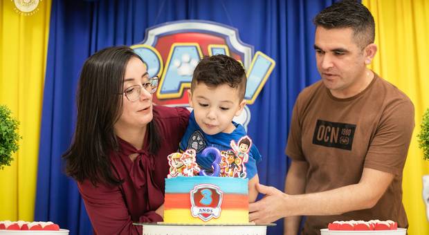 Aniversário de Luis 3 anos