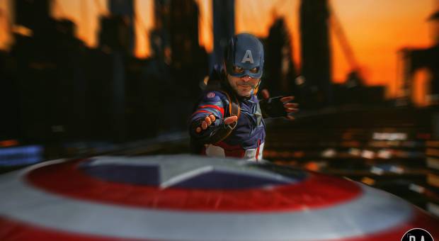 RETRATO MASCULINO de Capitão América | Avenida Paulista-SP