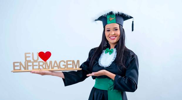 Formaturas de Ensaio Enfermagem - Faculdade Unopar 2016