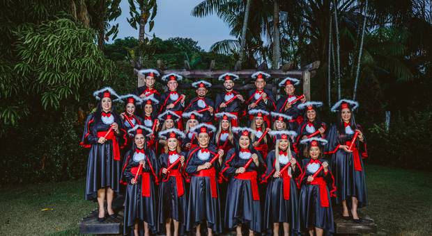 Formaturas de Ensaio Externo 1° Turma de Direito da Faculdade Serra Dourada.