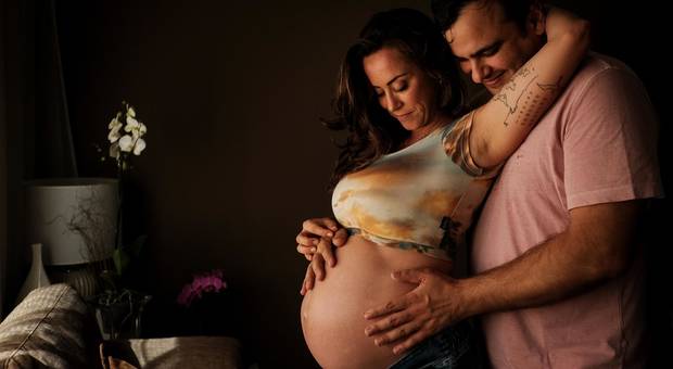 Gestante e família de Raissa gestante