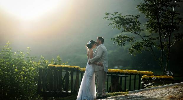 Casamentos novos de Jennifer e Ricardo casamento