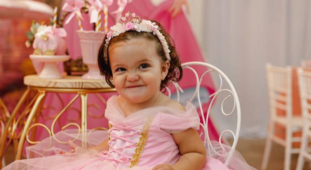 Infantil de Aniversário Aurora - 1 Aninho