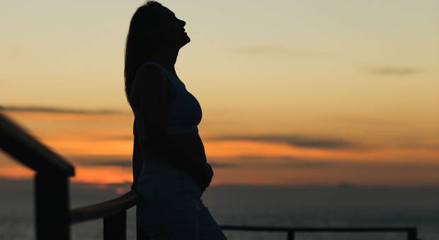 Gestante - Parto de Ensaio Gestacional - Vanessa e Andre