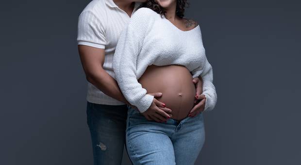 Gestante - Parto de Ensaio Gestante - Aline e Júlio