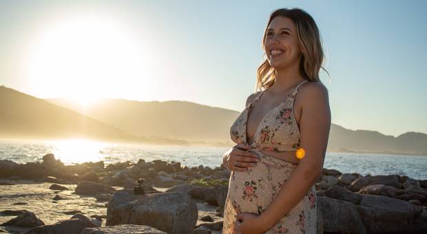 Gestante - Parto de Ensaio Gestante