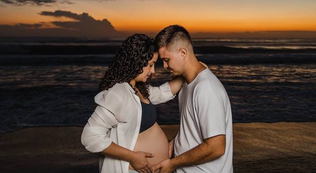 Gestante - Parto de Ensaio Gestante - Jessica e Ednei