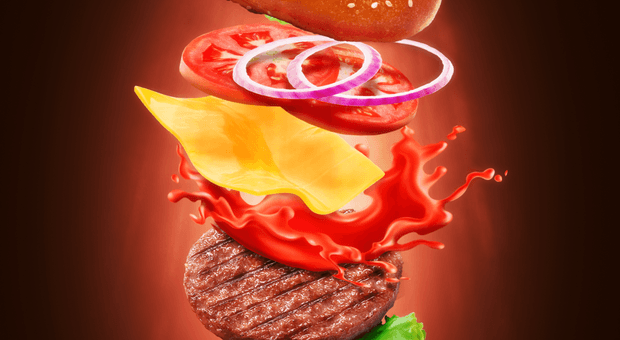 Retoque Digital de Composição de Lanche - Speed Burguer