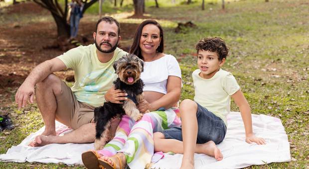 Gestante de Ensaio gestante Miriam