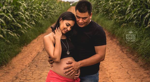 Gestantes de Ensaio Gestante Lais