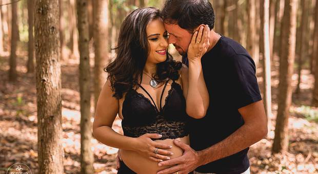 Gestantes de Ensaio Gestante Letícia