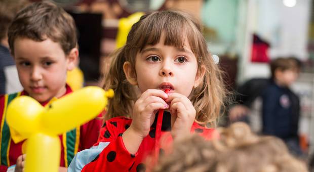 Famílias de 4 anos Valentina
