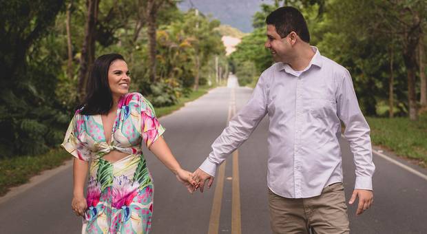 Pré Wedding de Ensaio de namoro Bárbara e Kairo