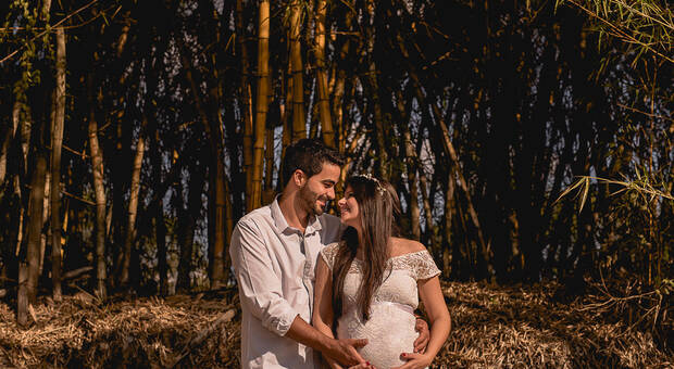 Floral Pregnancy Shoot