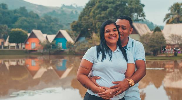 CASAL de SABRINA E NATAN