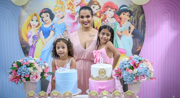 Aniversário infantil de Anna 5 e Isis 8