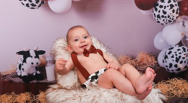 Acompanhamento de Bebê de 5 meses do Heitor