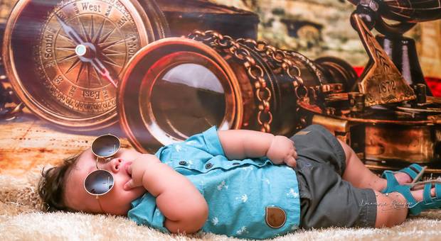 Acompanhamento de Bebê de Gabriel e seu charme - 4 meses de Fofura