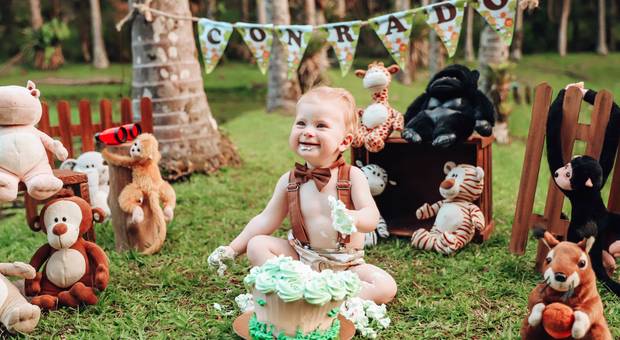 Smash The Cake de 1 ano do Conrado 