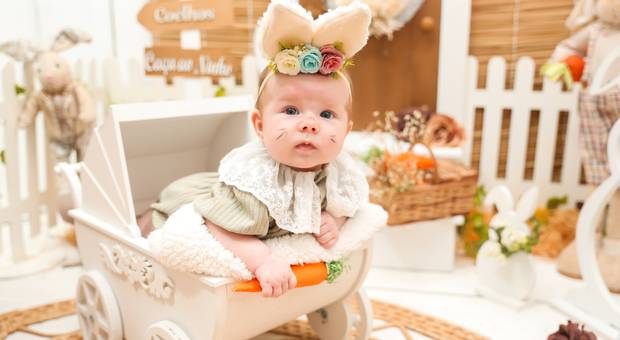 Páscoa de Sessão de Páscoa da Lidia