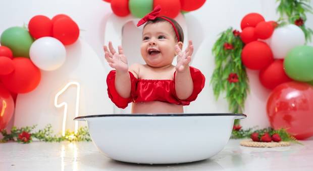 Smash The Cake de Primeiro aninho da Mariah