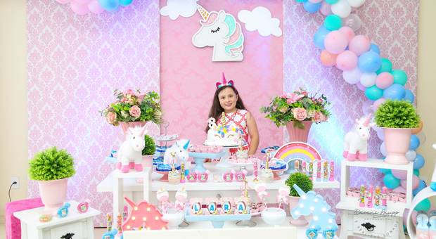 Aniversários de Lara em seus 8 anos