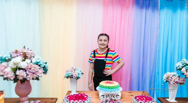 Aniversários de Julia 10 anos