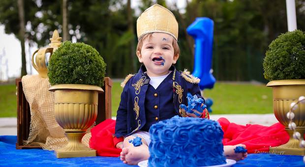 Smash The Cake de Miguel e seu lindo Smash de Príncipe 