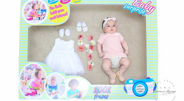  Estúdio  de Caixa de Boneca - Baby Surprise