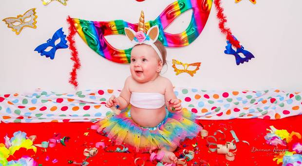  Estúdio  de Ana Clara no seu 1° Carnaval