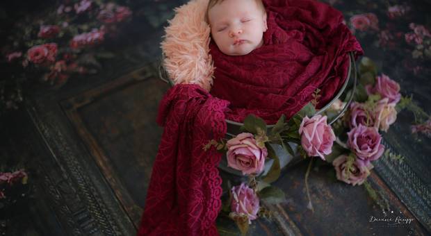 Newborn de Laura 8 dias de muito Amor