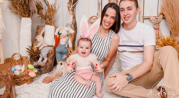 Páscoa de Martina e sua família