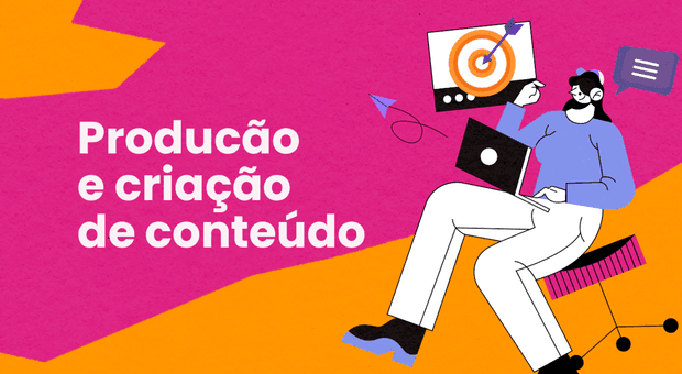 Produção e criação de conteúdo de Produção de conteúdo