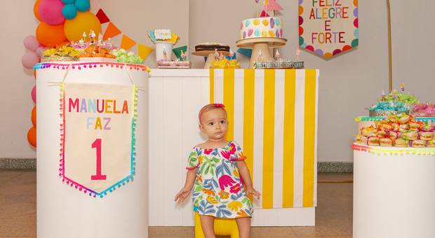 Família de Manuela 1 Ano