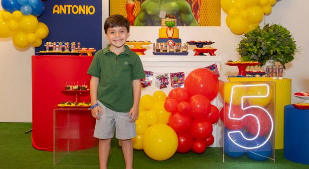 Família de Antônio 5 anos