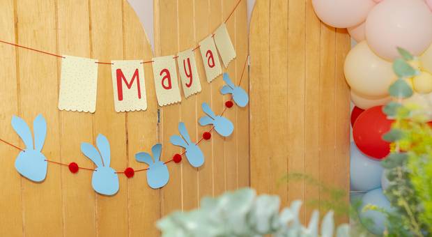 Família de Maya 2 anos