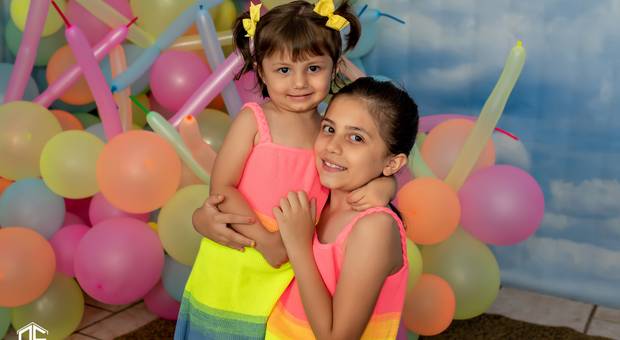 Aniversários de Luiza 8 anos e Laura 3 anos
