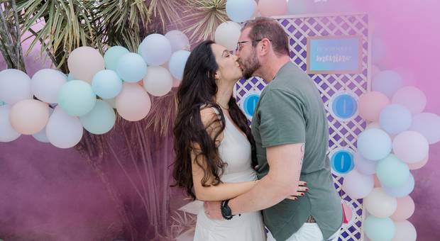 Chá revelação  de Chá revelação e aniversário em Holambra