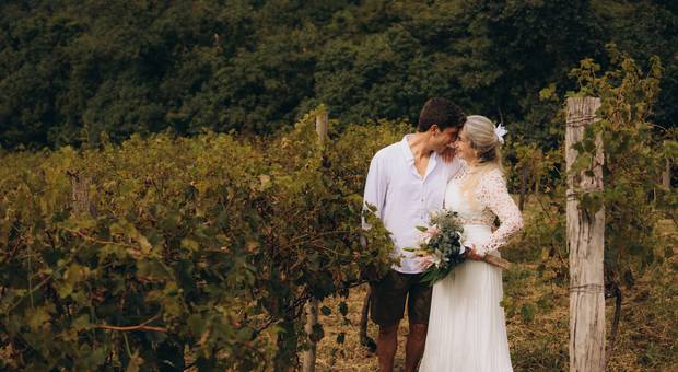 Renovação de votos de Renovação de votos de casamento na Vinicola Terrassos em Amparo