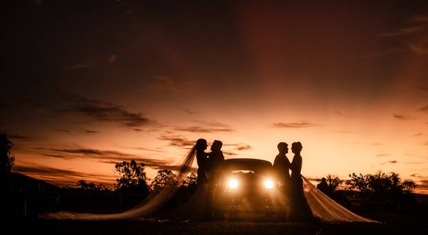 Casamentos no campo de Casamento Duplo - Joana e Daniel / Dani e Paulo