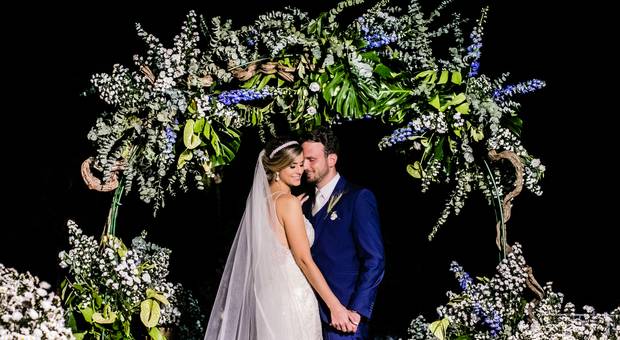 Casamentos no campo de Paula e Guilherme