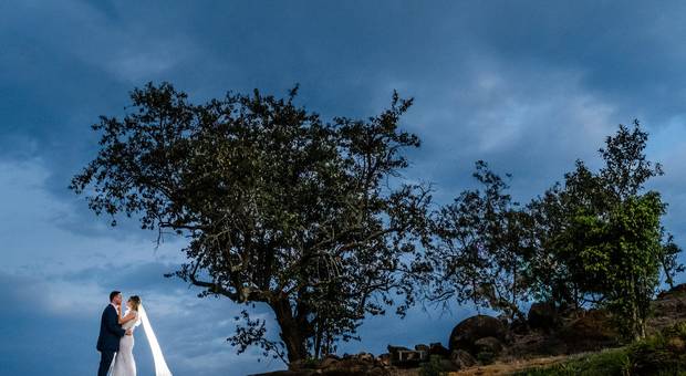 Casamentos no campo de Glaucia e Fabio