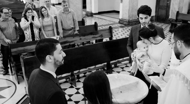 Fotografia de Família de Batizado João Pedro