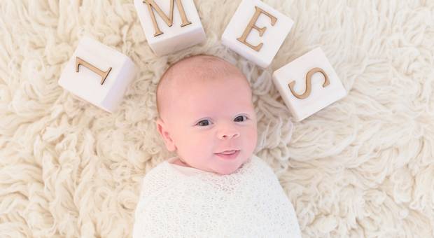 Acompanhamento mensal de bebês de Ensaio do Bernardo de 1 mês