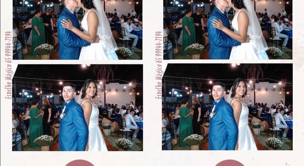 Estúdio de Tirinhas Casamento Juliane e Hernane