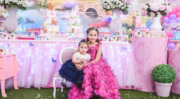 Eventos de Alana 1 ano e Yasmin 9 anos