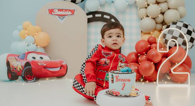 Sessão Kids de Benício 2 anos | Carros McQuenn