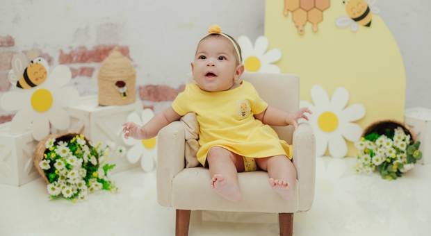 Acompanhamentos de Sophia 5 meses | Abelhinha